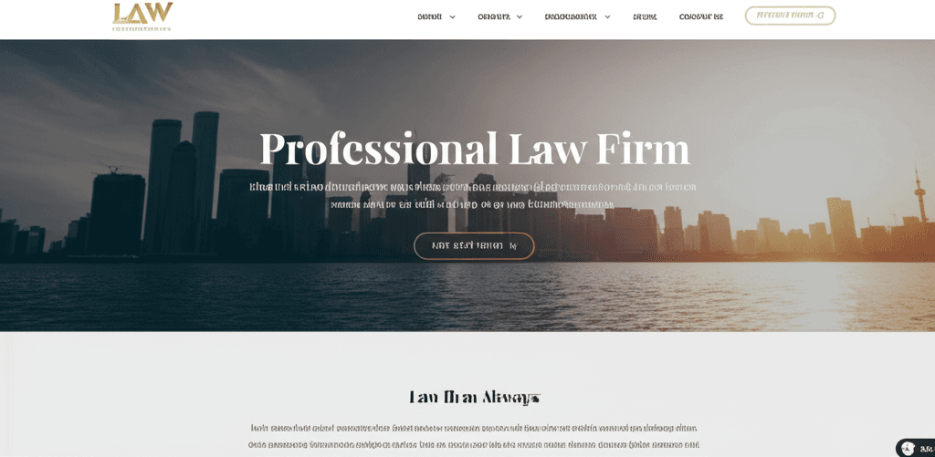 Law Firm Website Concept