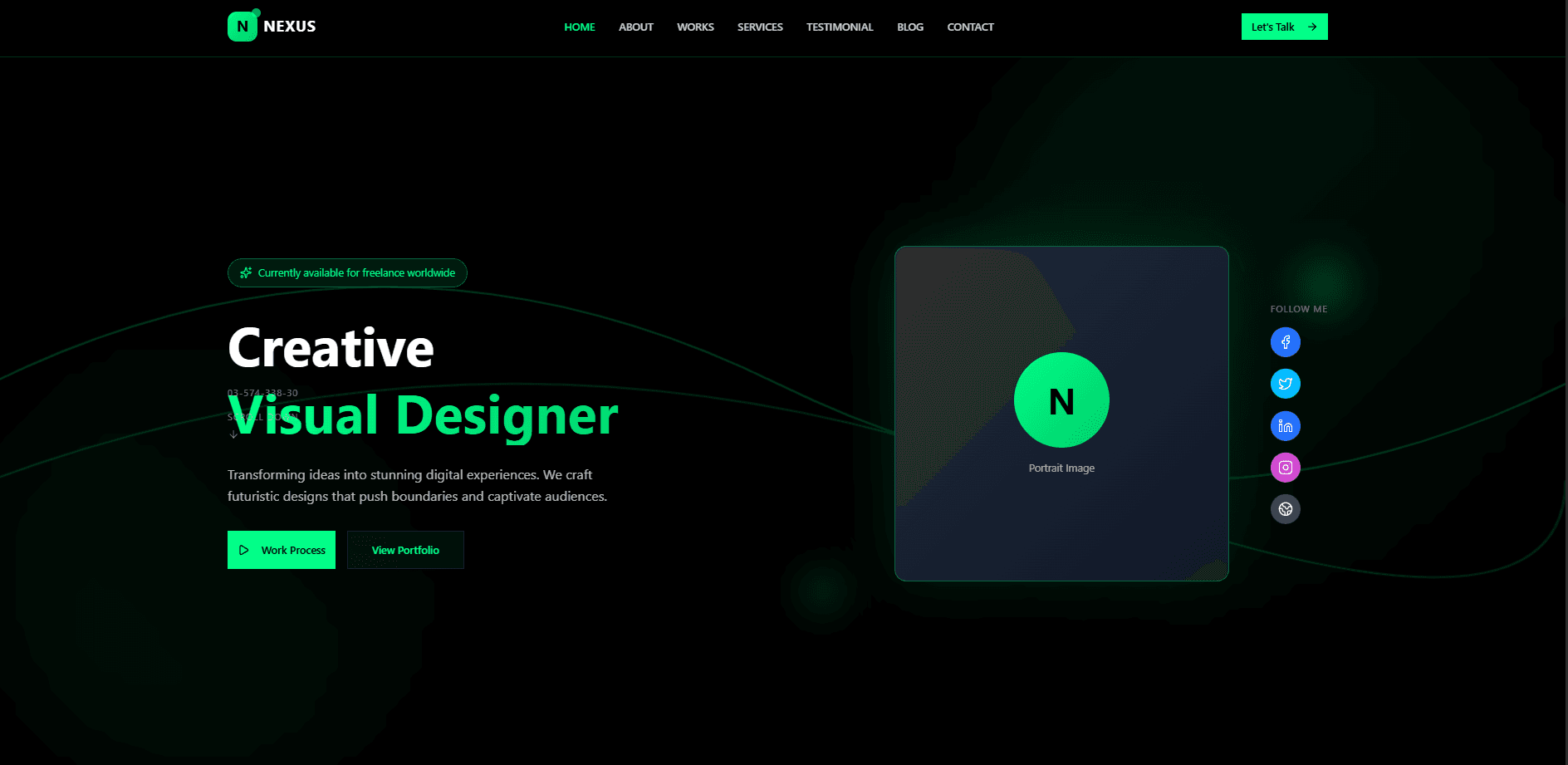 Futuristic Digital Agency